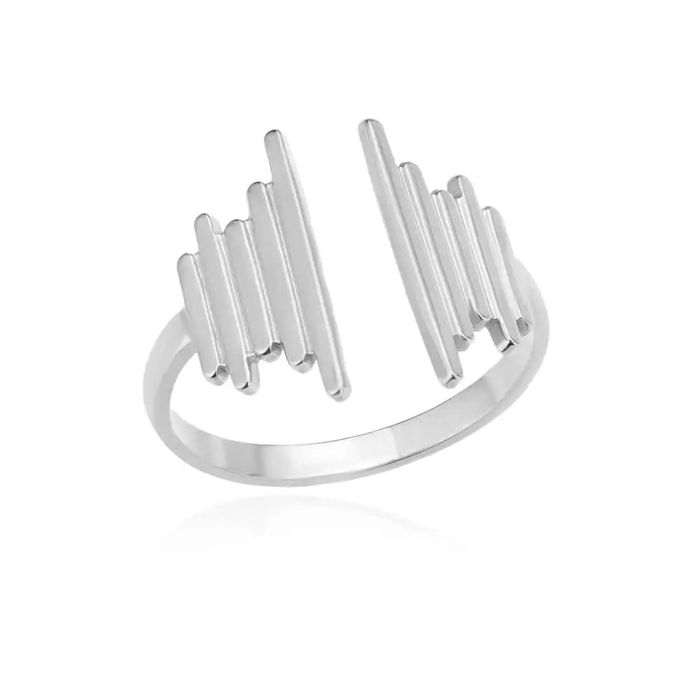 Stainless Steel Rings for Women 2024 Trend Open Gold Color Double Bead Ball Ring Wedding Aesthetic Jewelry Couple Gift Anillos