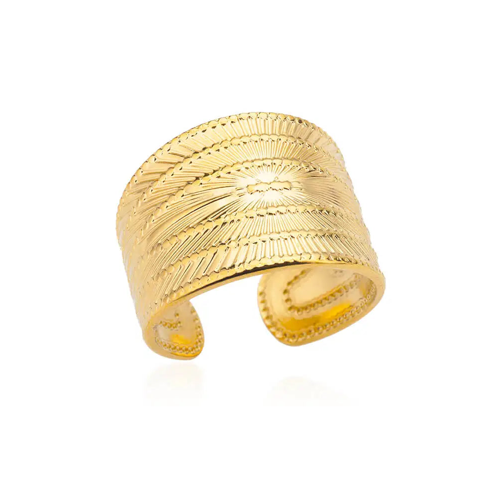 Stainless Steel Rings for Women 2024 Trend Open Gold Color Double Bead Ball Ring Wedding Aesthetic Jewelry Couple Gift Anillos