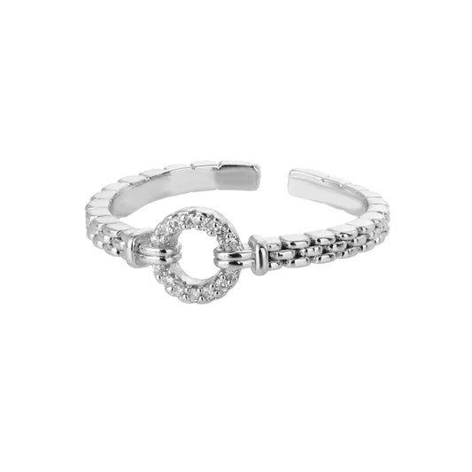 Stainless Steel Rings for Women 2024 Trend Open Gold Color Double Bead Ball Ring Wedding Aesthetic Jewelry Couple Gift Anillos