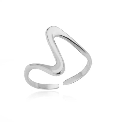Stainless Steel Rings for Women 2024 Trend Open Gold Color Double Bead Ball Ring Wedding Aesthetic Jewelry Couple Gift Anillos