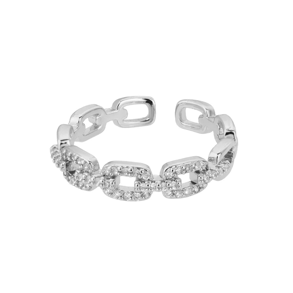 Stainless Steel Rings for Women 2024 Trend Open Gold Color Double Bead Ball Ring Wedding Aesthetic Jewelry Couple Gift Anillos